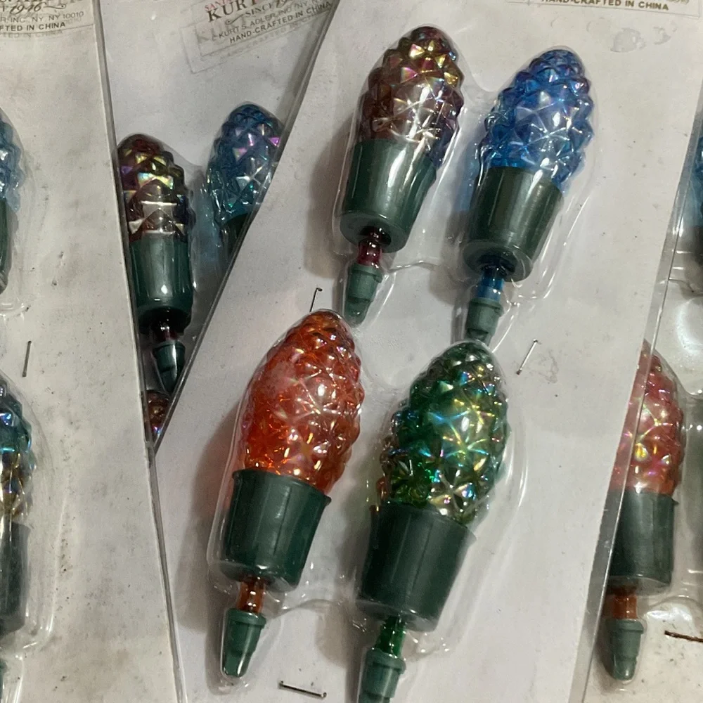 Kurt Adler Festive Multicolor Party Lights 8 packs of 4